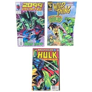 Assorted Marvel HULK Assorted Comic Book Lot Of 3